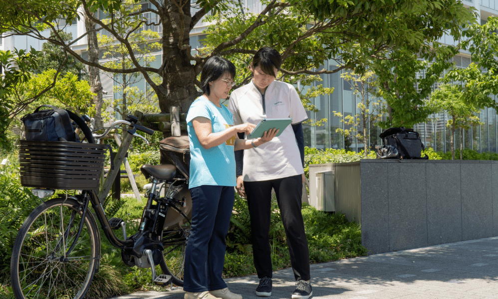 社内のICT化が可能にした定期巡回サービス