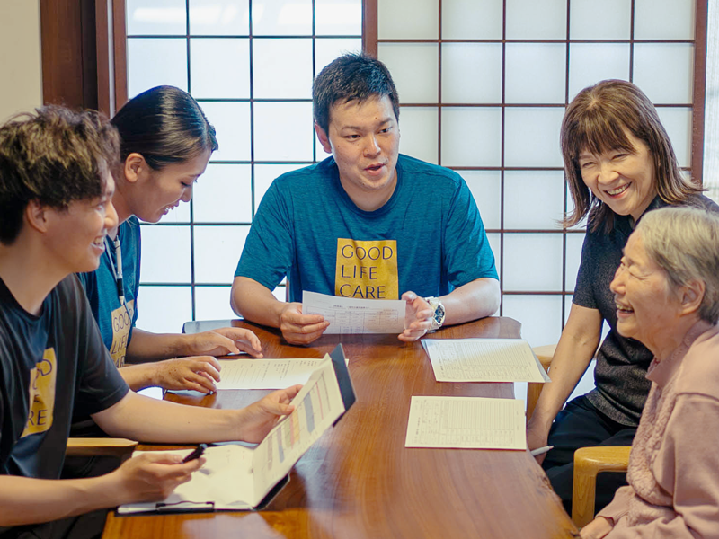 多職種のスタッフがご自宅での暮らしをトータルでサポート